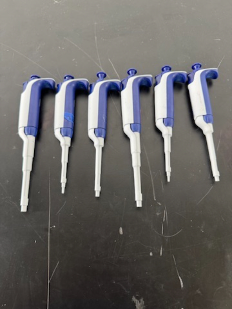 Image of Rainin Pipet-Lite XLS Single Channel Pipettes - Quantity 6